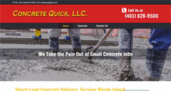 Desktop Screenshot of concretequick.net